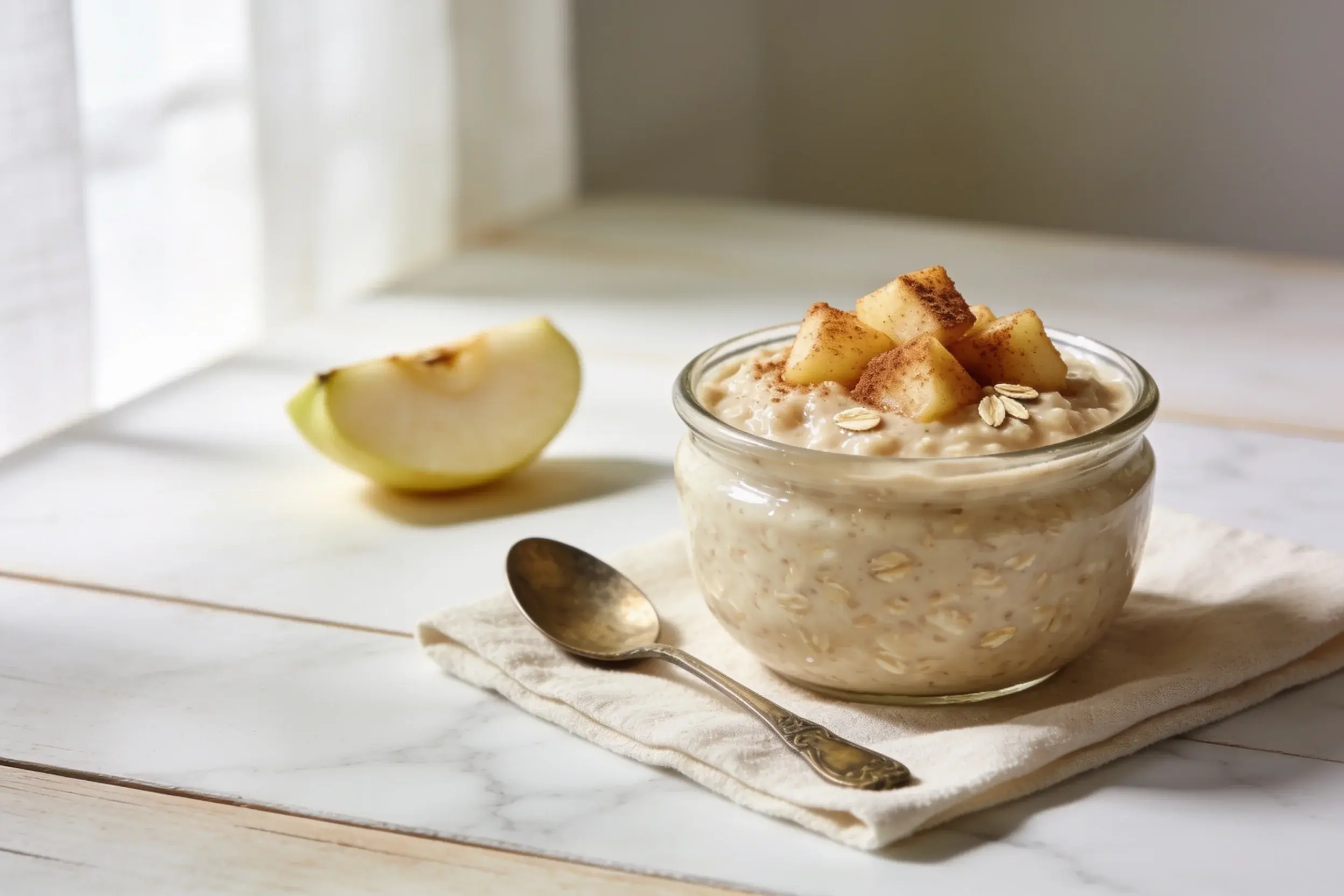 235 Calorie Apple Pie Overnight Oats